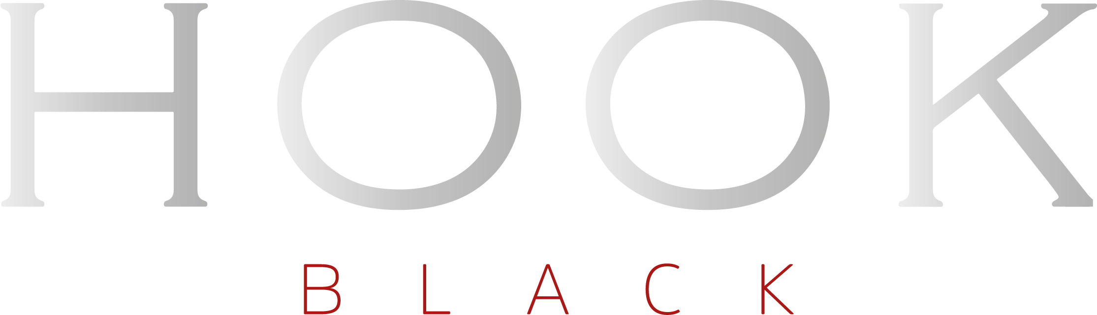 Logo Hook Black. Footer